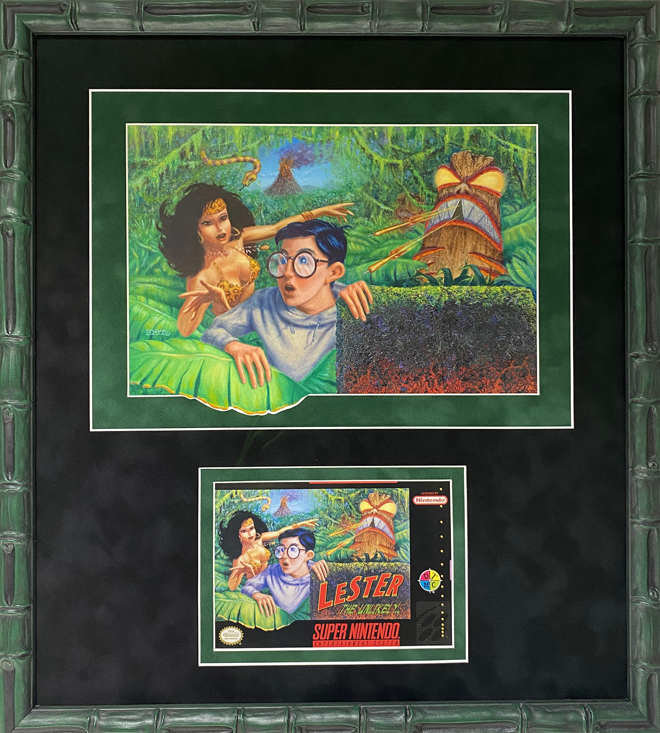Lester The Unlikely Super Nintendo Box Art & Prelims