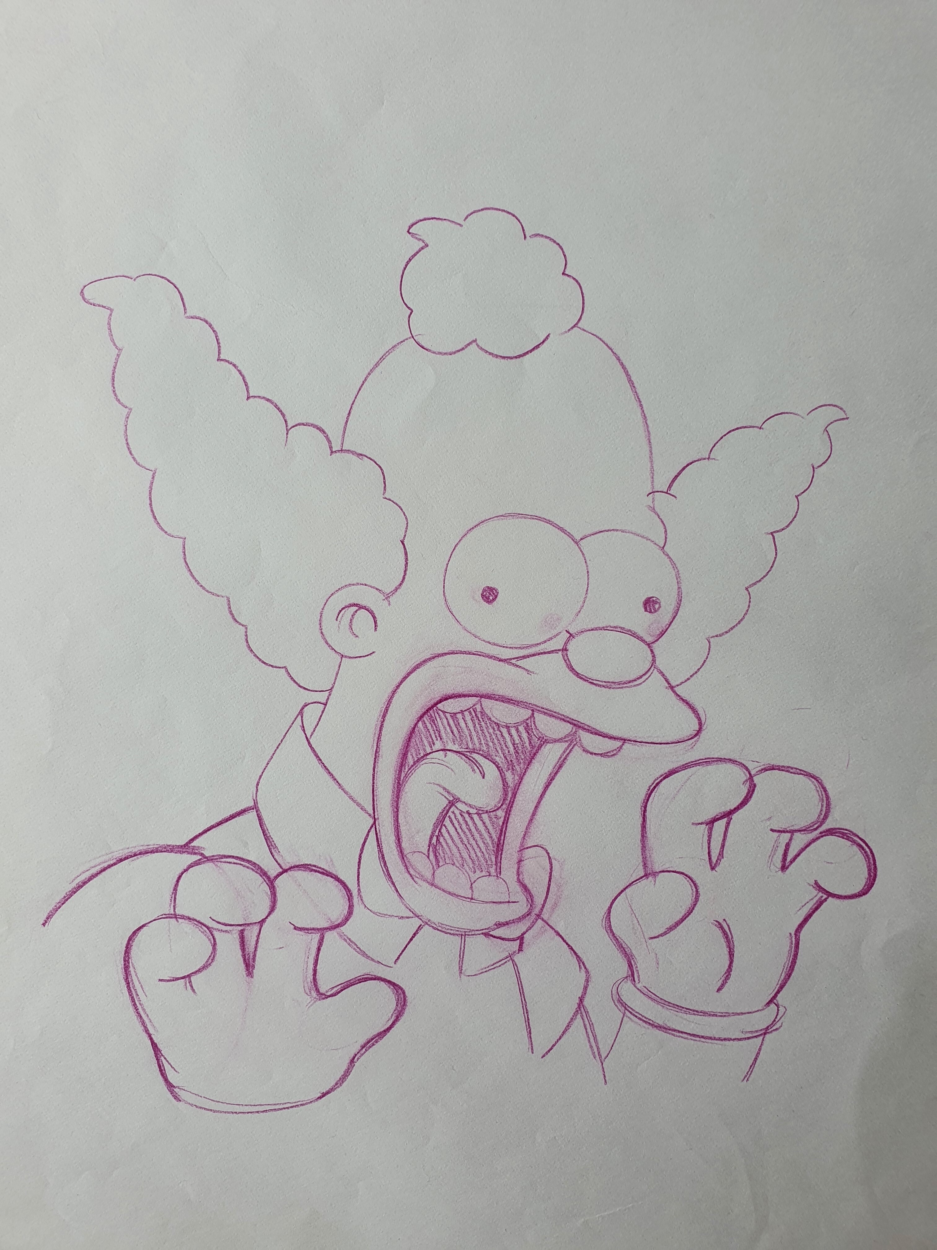 Krusty's Fun House NES / SNES Prelim Box Art