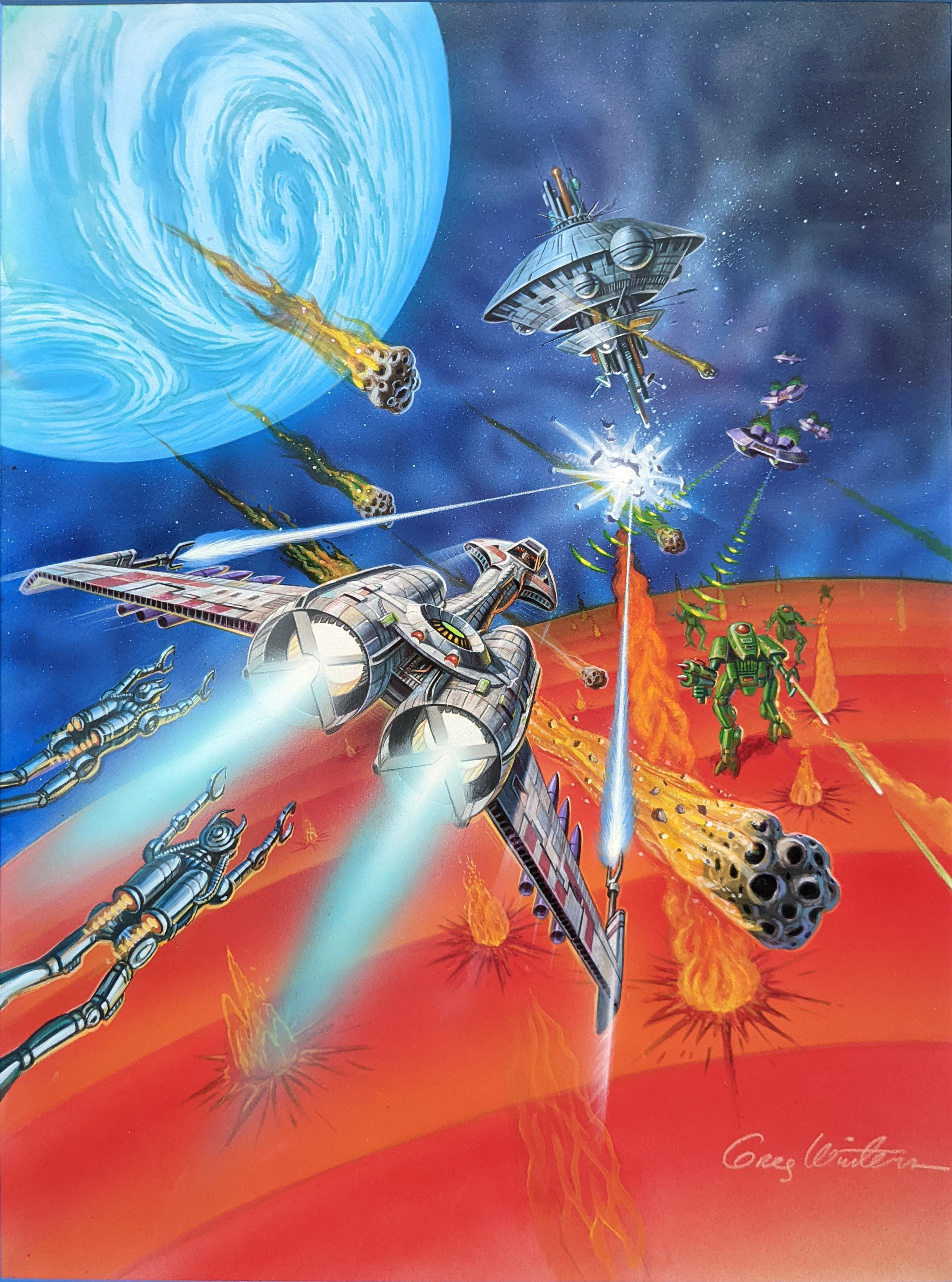 Galaxy Force II Sega Genesis Box Art