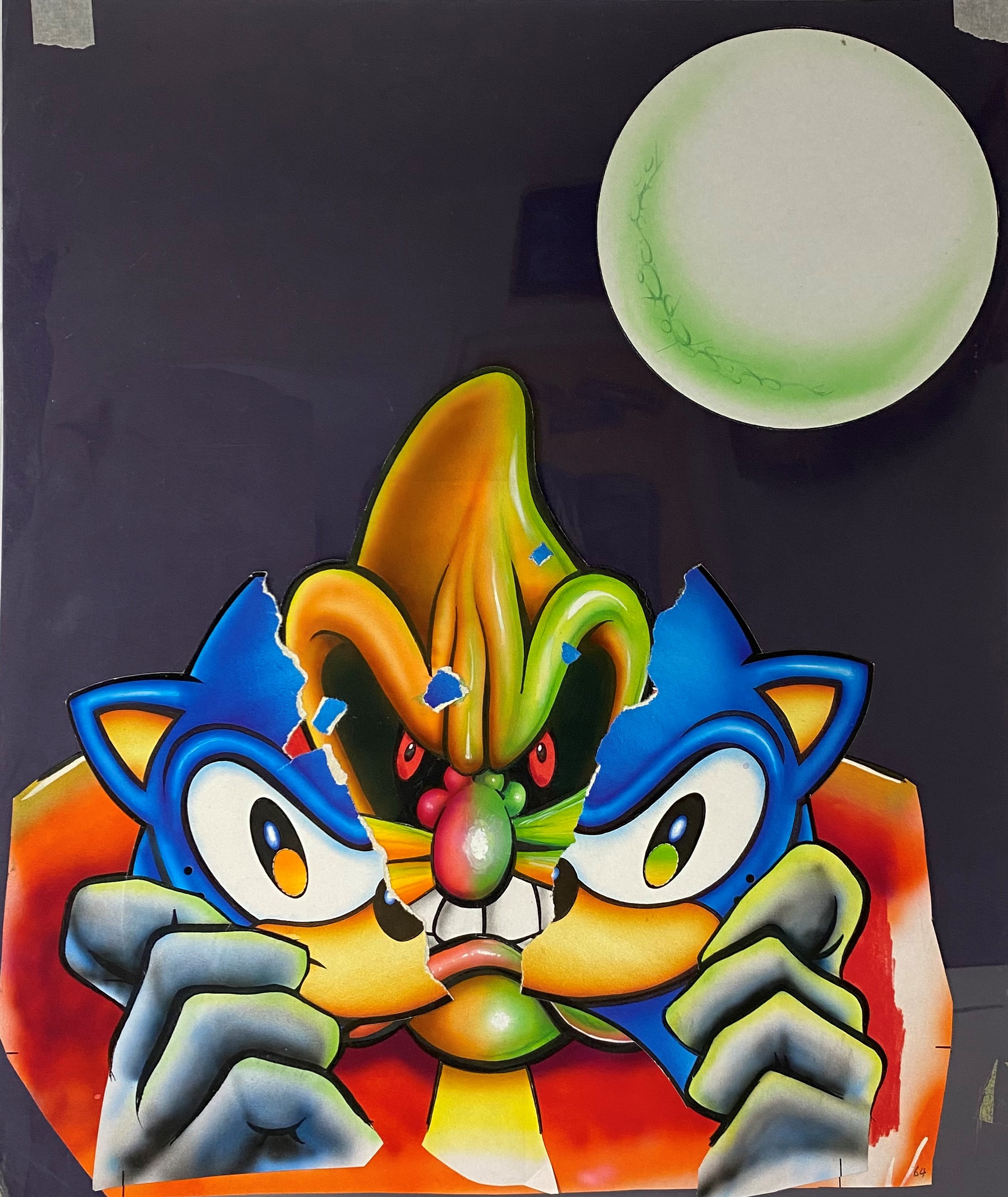 Sonic The Comic Issue 64 December 1995 Cover Art