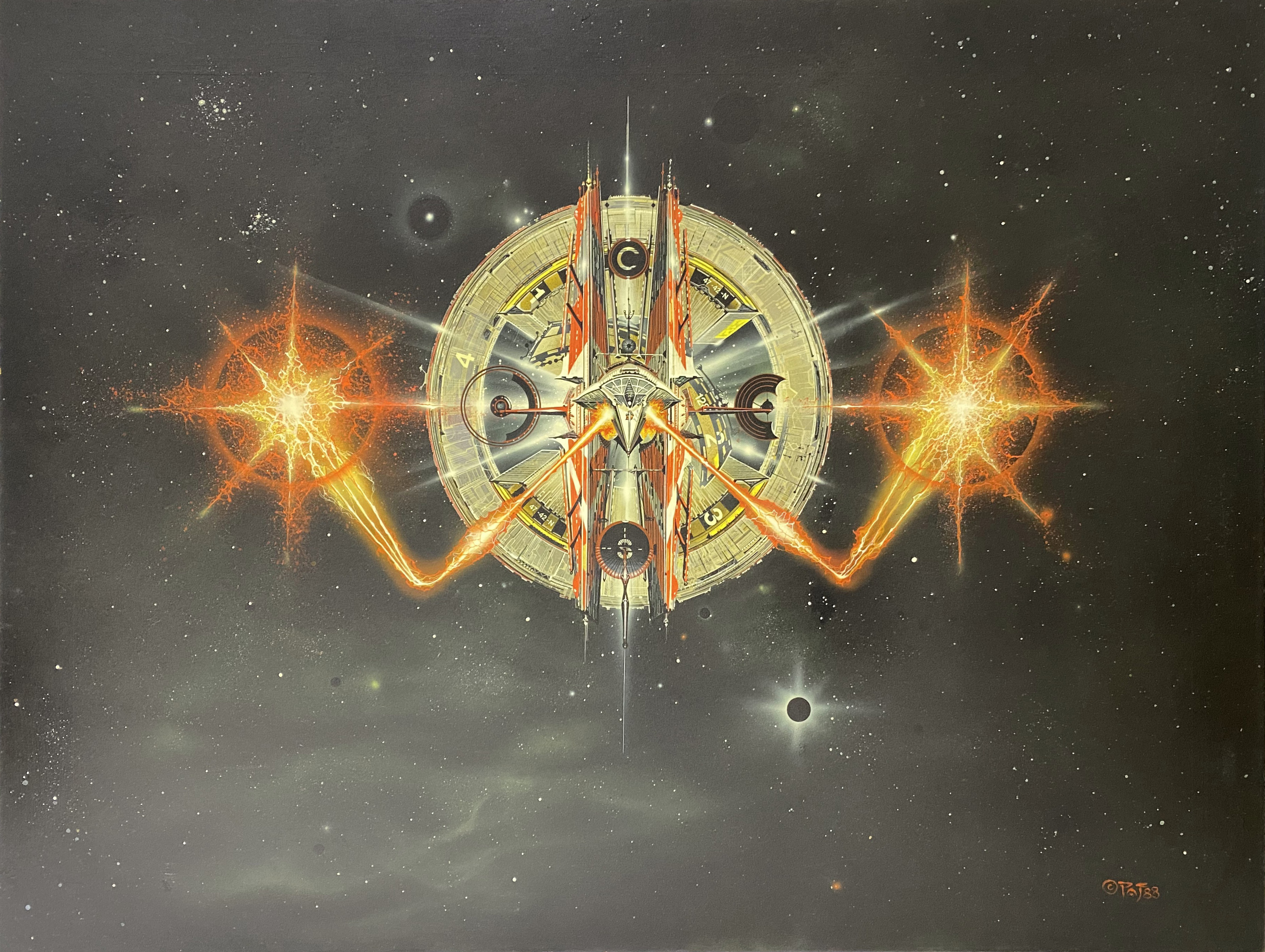 FOFT: Federation of Free Traders Atari Home Computer Box Art