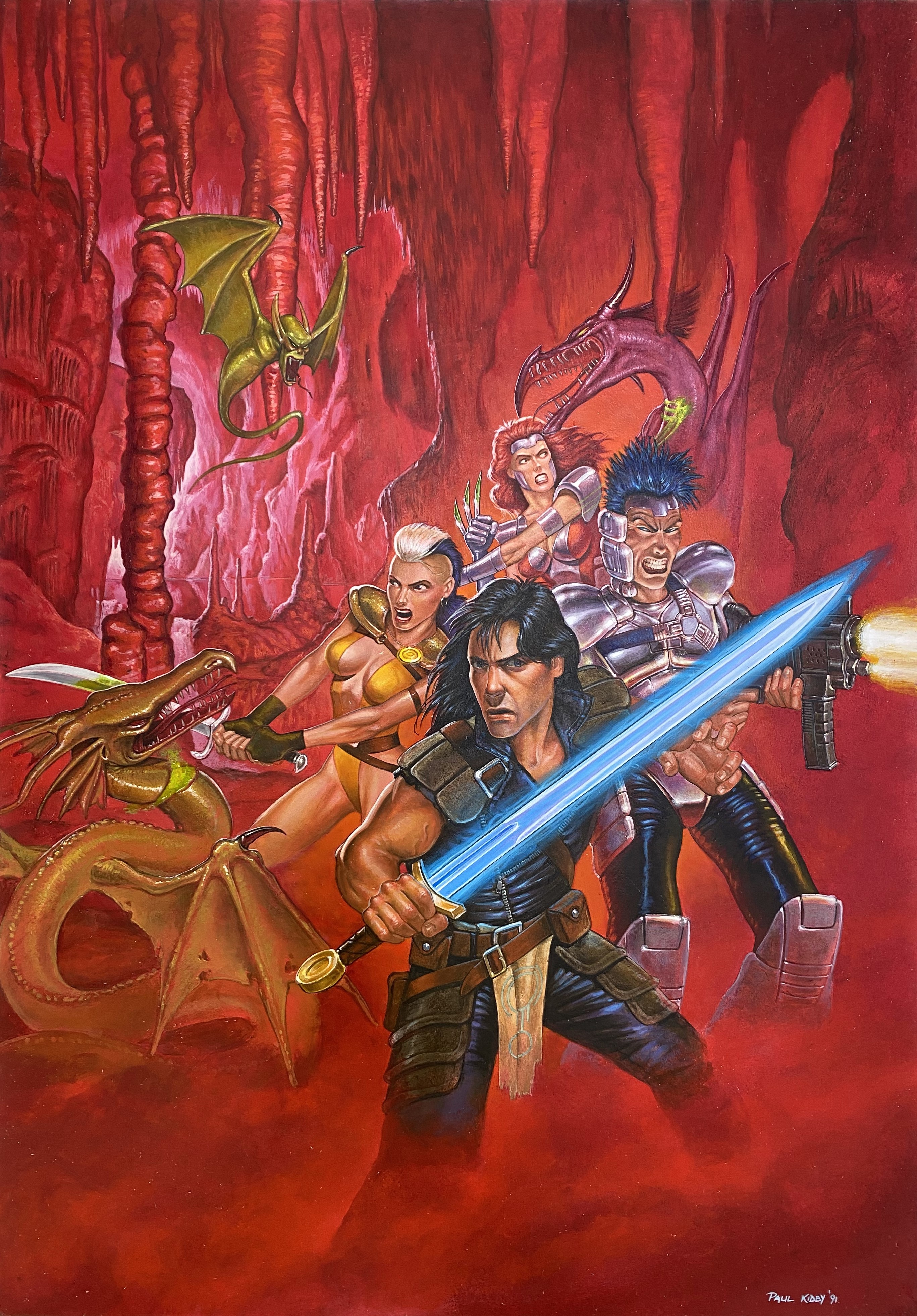 Sega Power Issue 25 December 1991 Magazine Phantasy Star 3 Cover Art