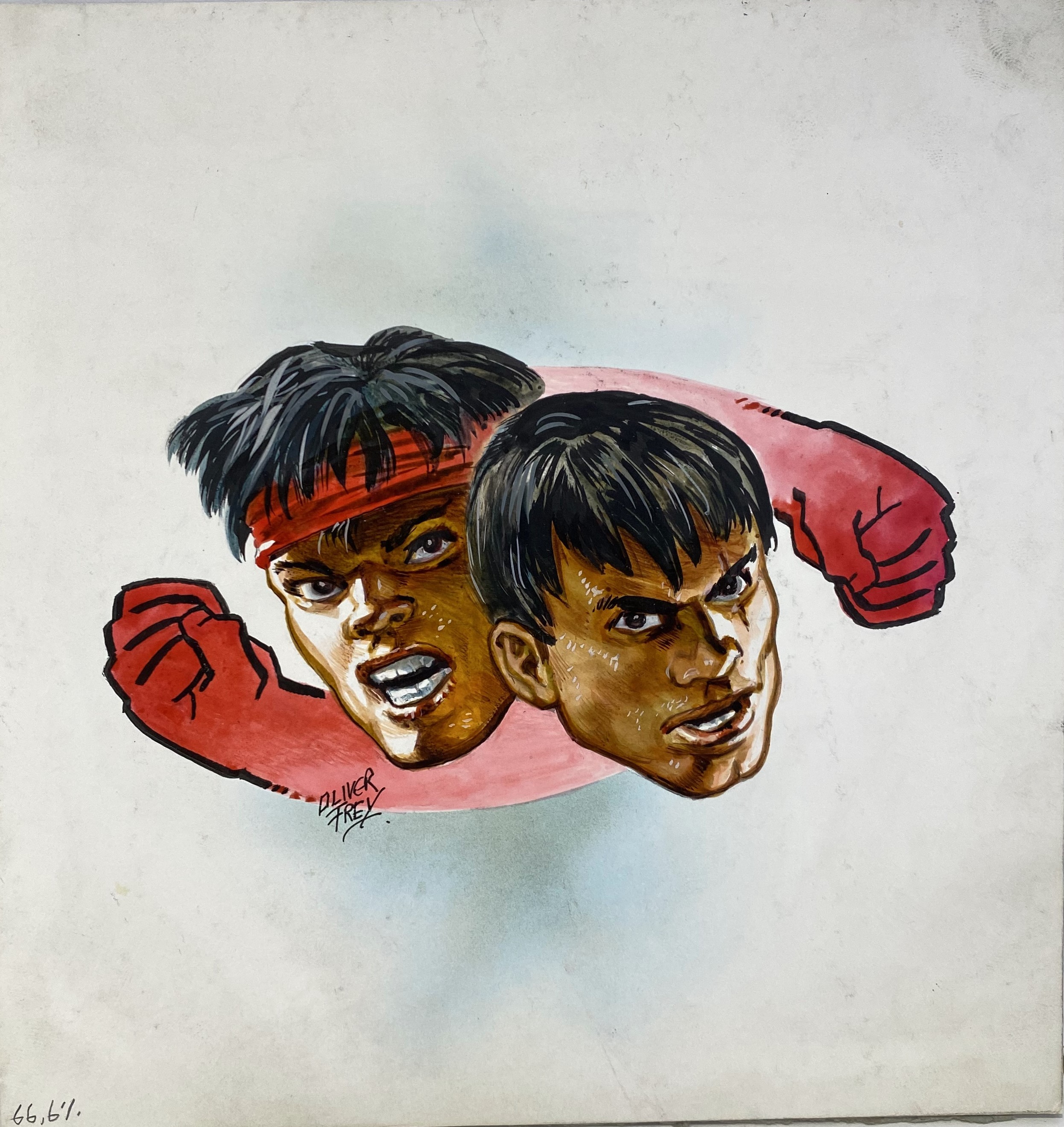 SEGA Force Street Fighter II & Streets of Rage II Novel Cover Art