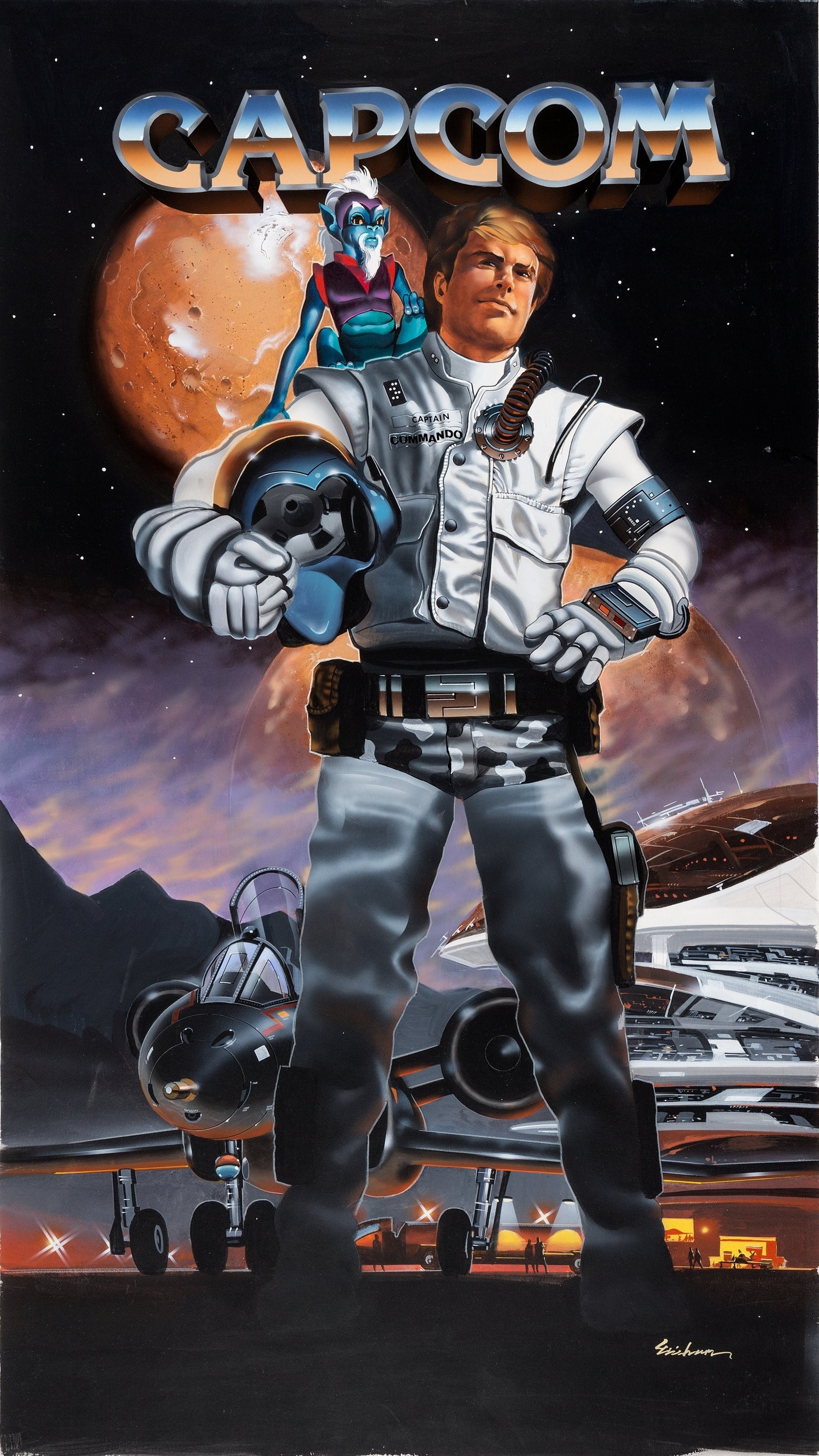 Captain Commando capcom poster artwork