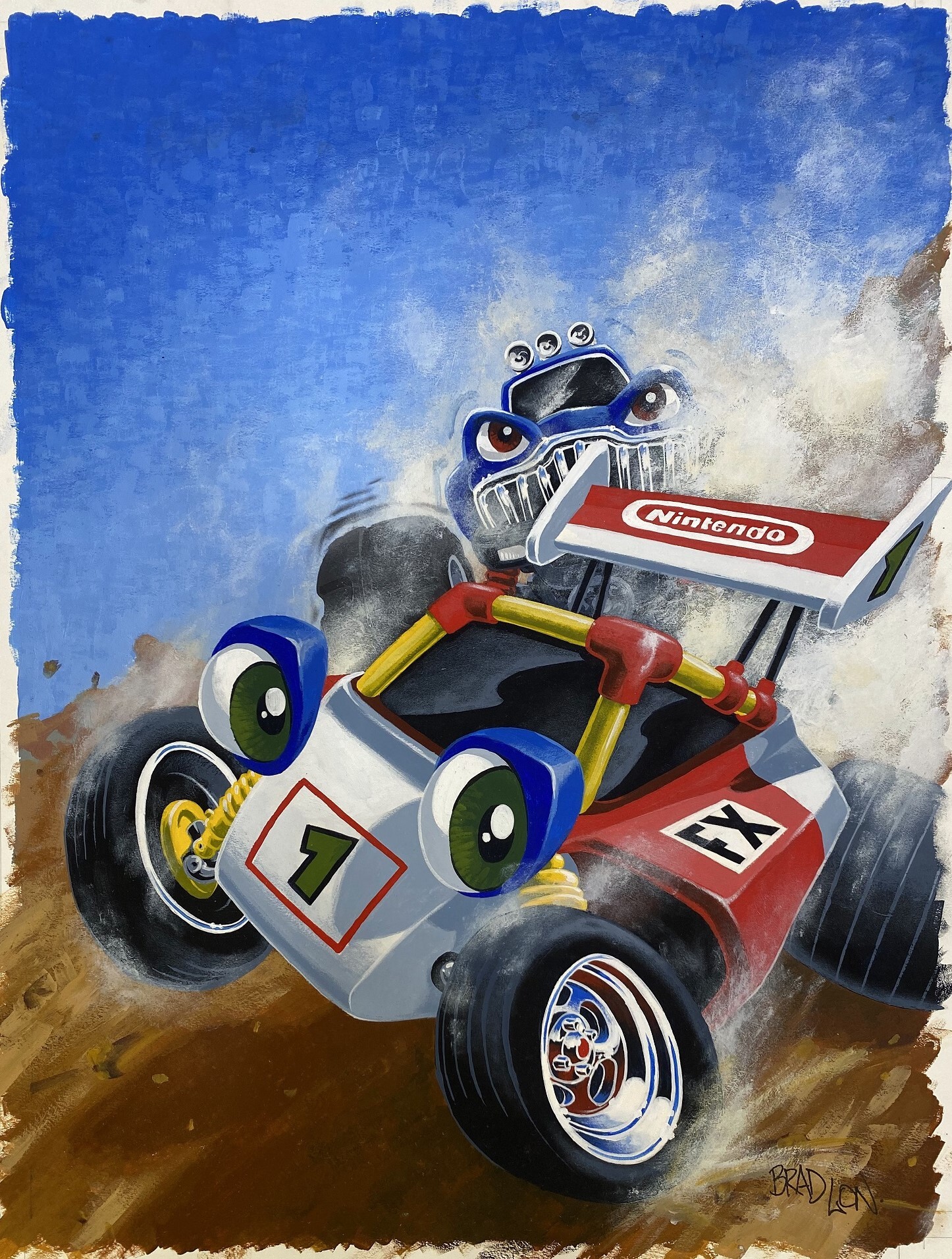 Nintendo Magazine System Issue 17 August 1994 Magazine Stunt Race FX Cover Art