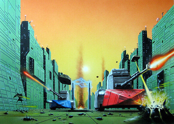Vindicators - Domark/Tengen - Home Computers conversion Box Cover Artwork