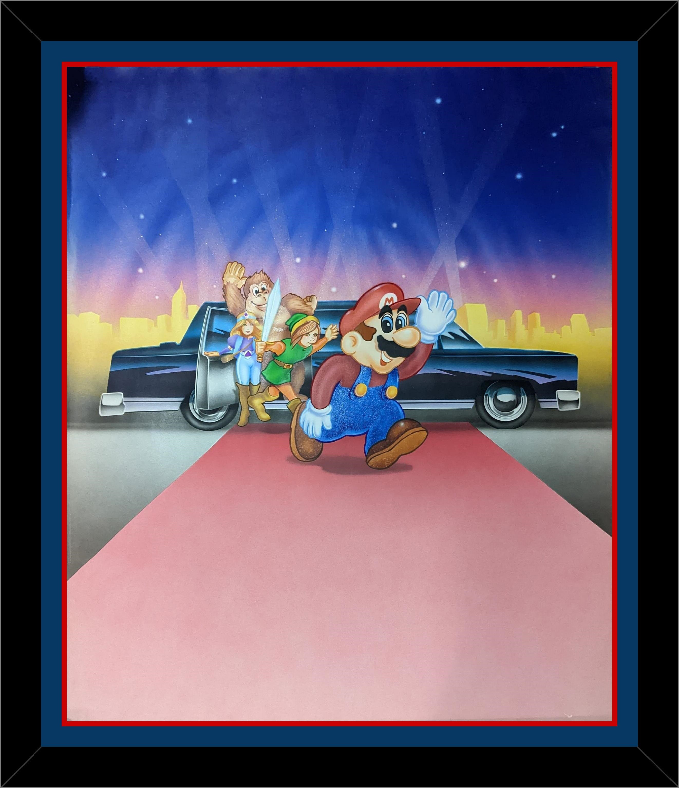 Mario, Link, Zelda, Donkey Kong Philips CDi Promotional Advertising Artwork