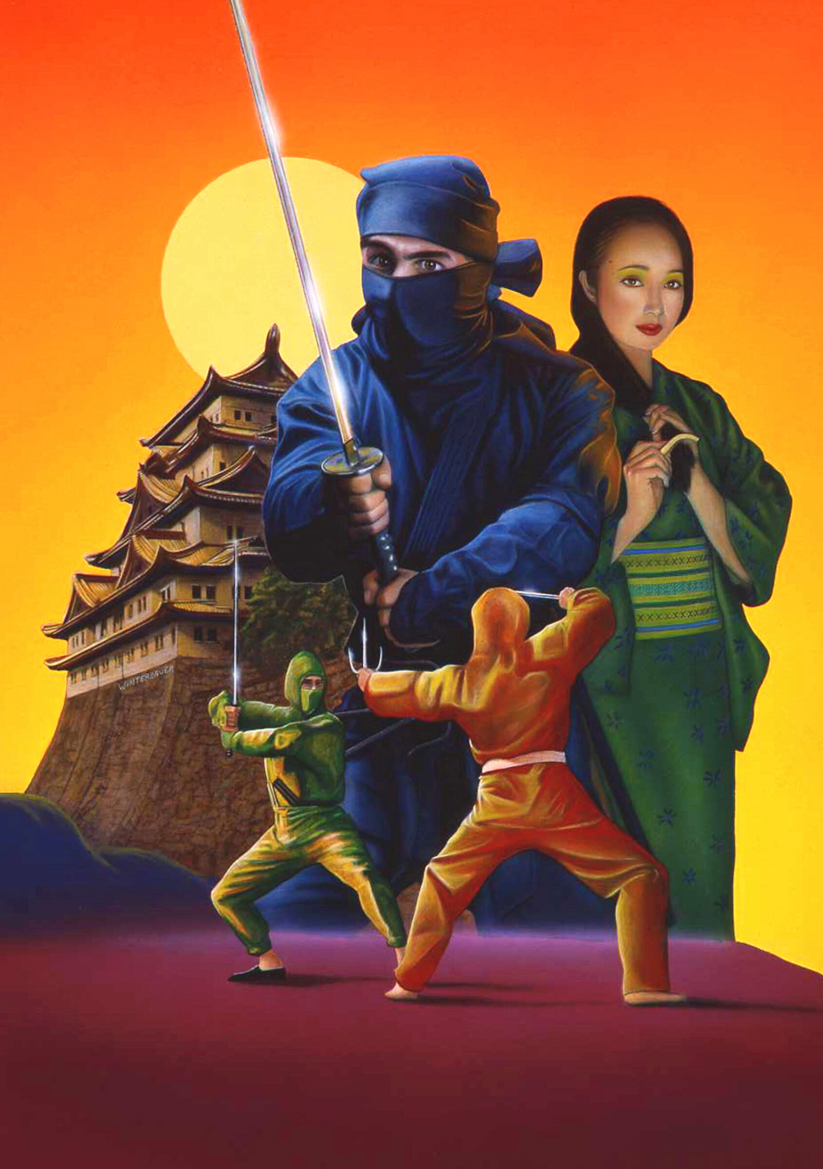 Ninja Taro Game Boy Box Art