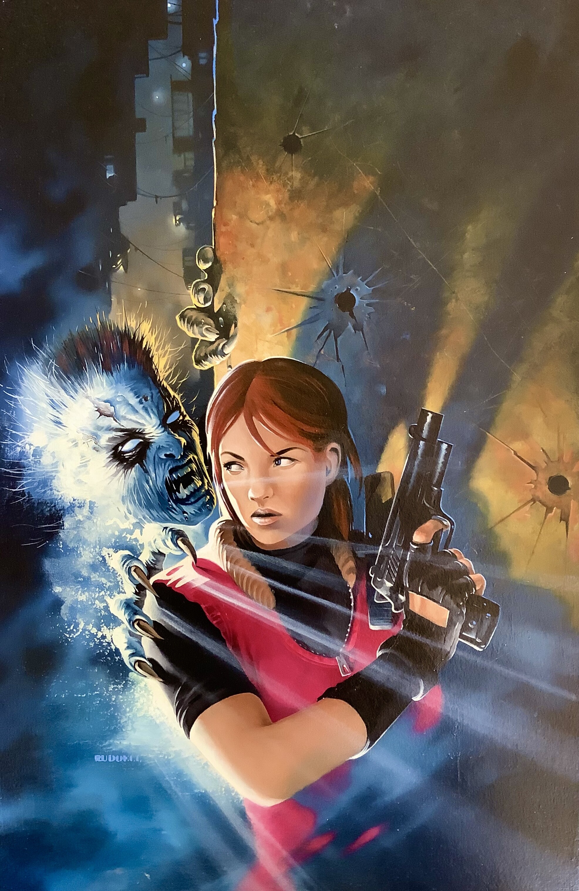 Resident Evil 2 Ultra Gameplayers Magazine Cover Art