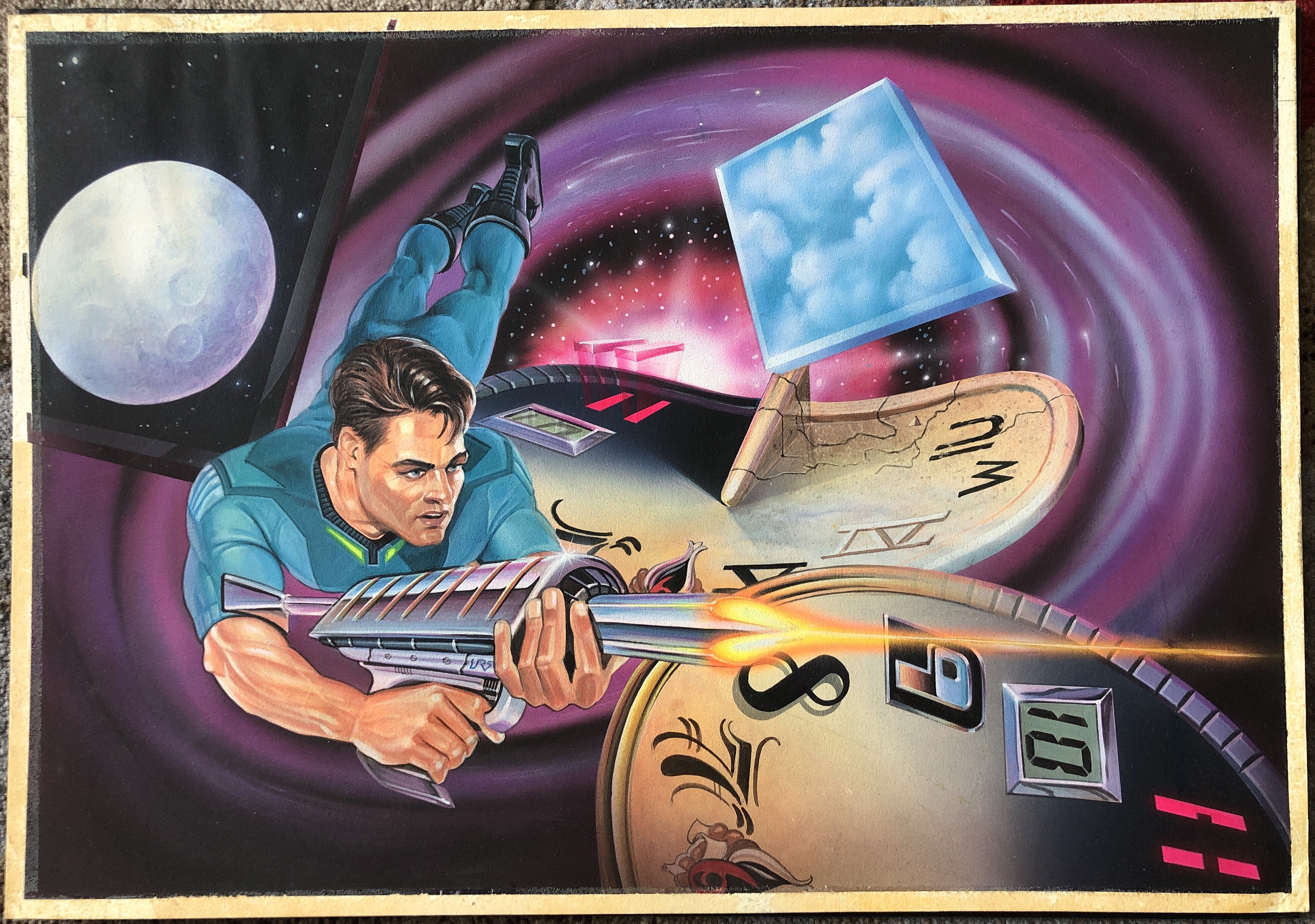 Timeslip Super Nintendo Box Cover Art
