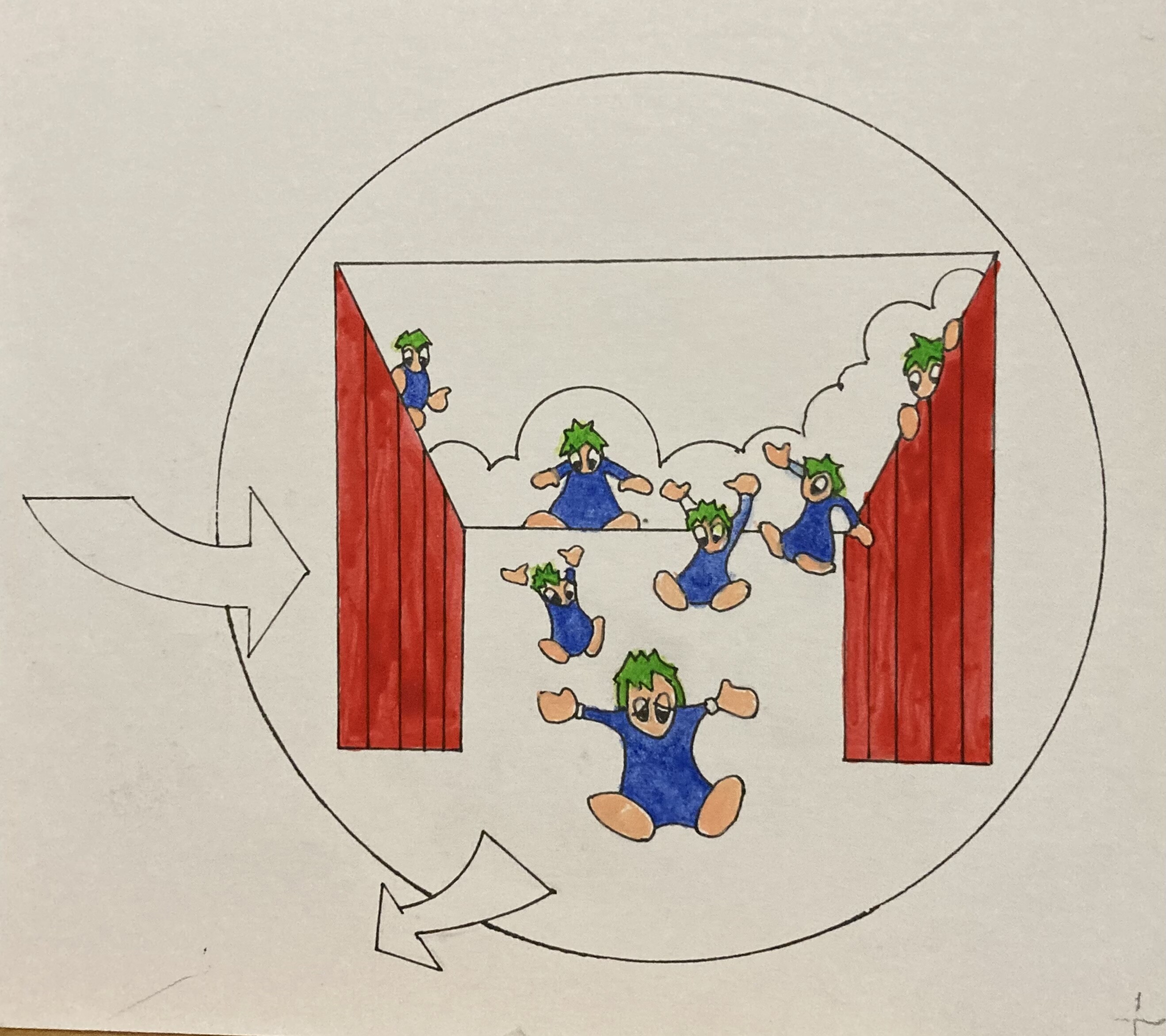 Lemmings manual drawings