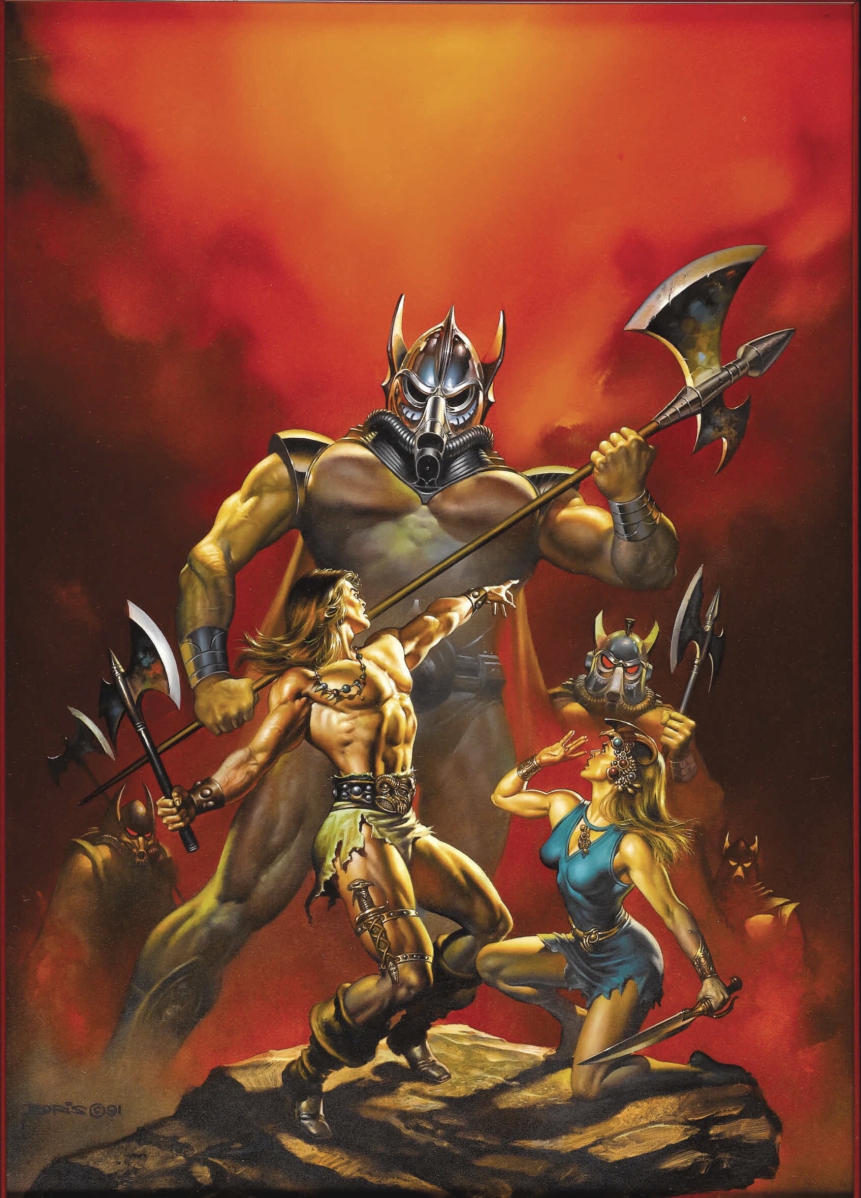 Onslaught Sega Genesis Box Cover Art