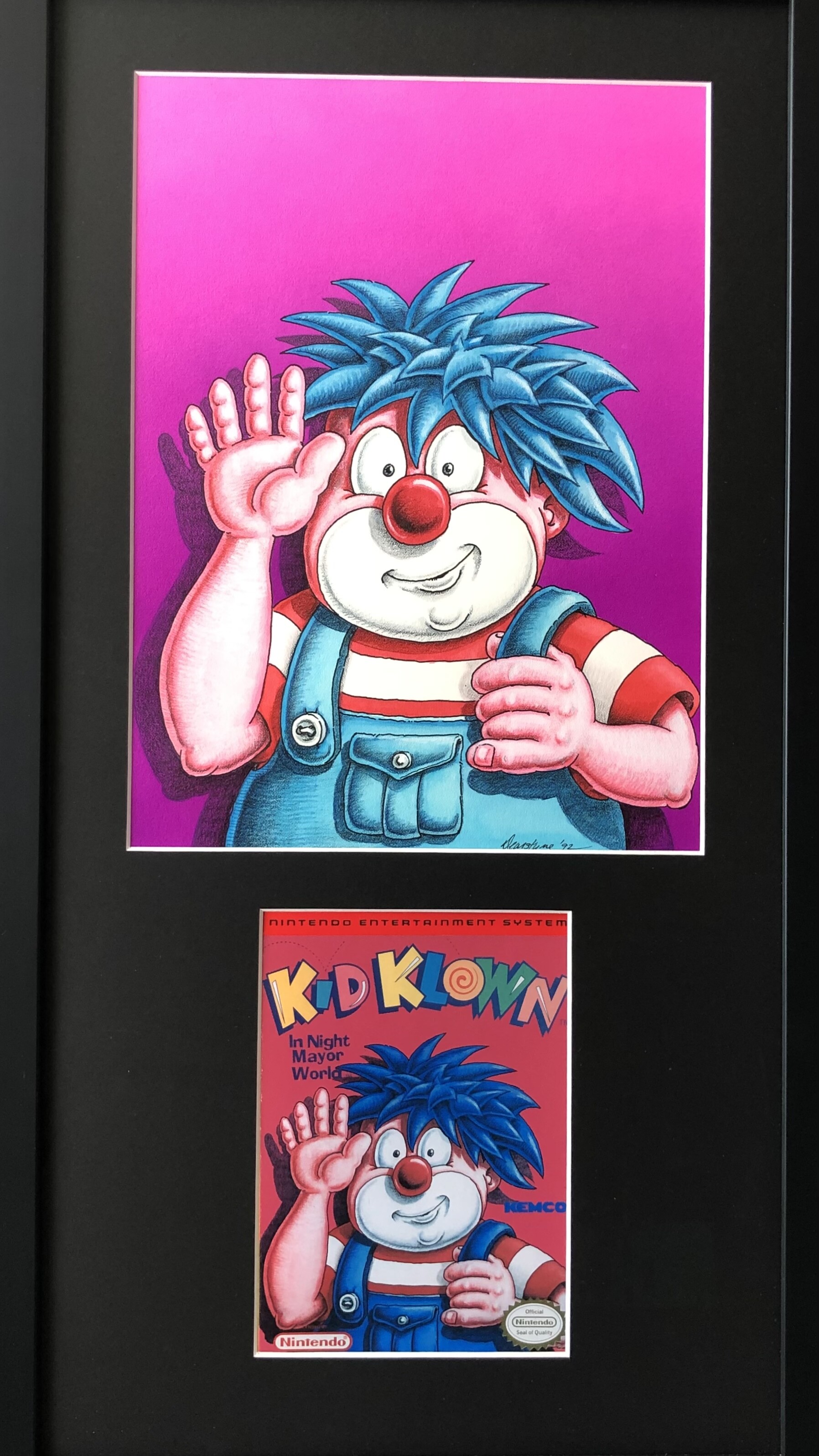 Kid Klown NES Box Cover Art