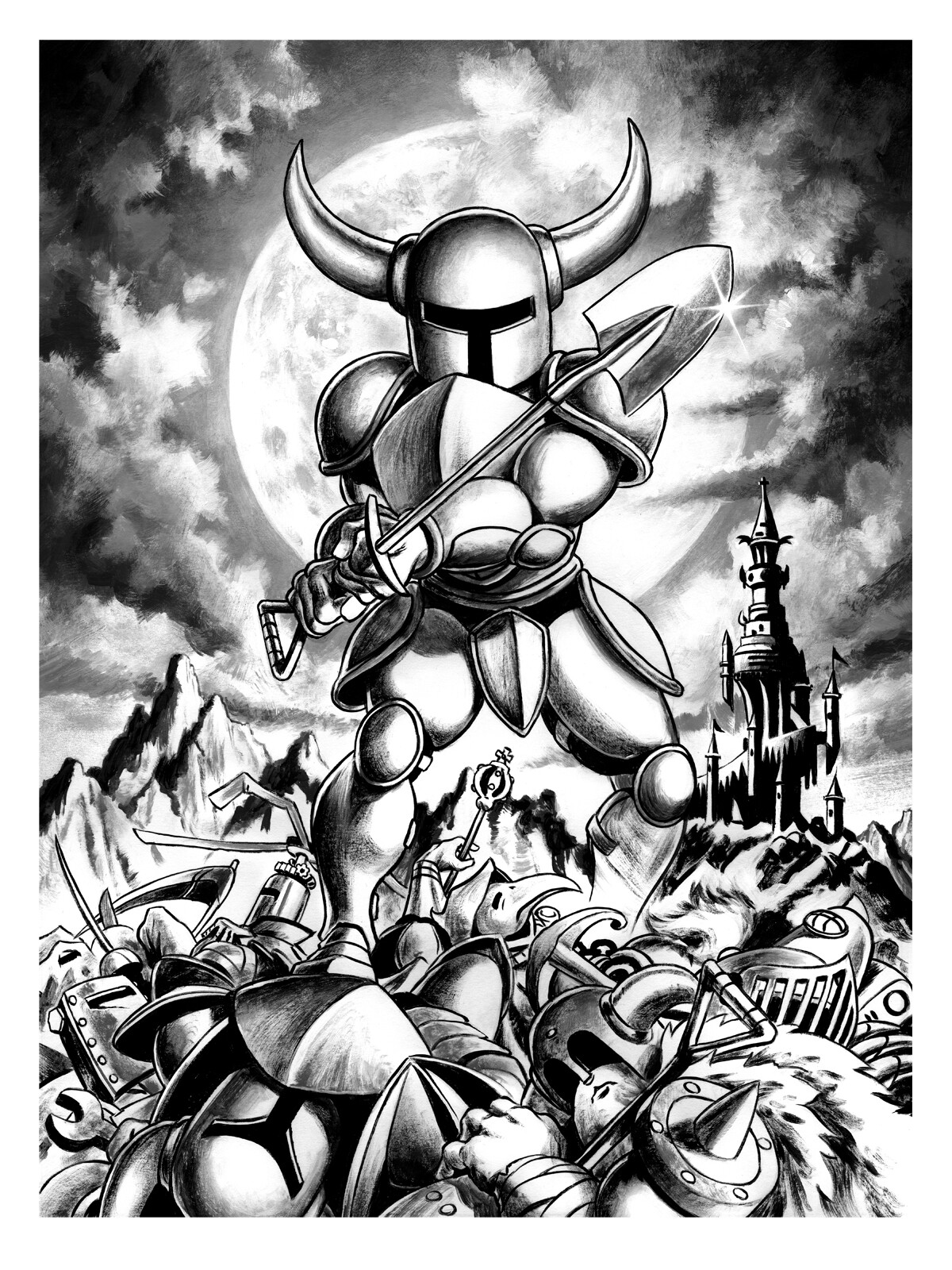 Shovel Knight Poster Art