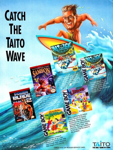 Catch the Taito Wave Ad
