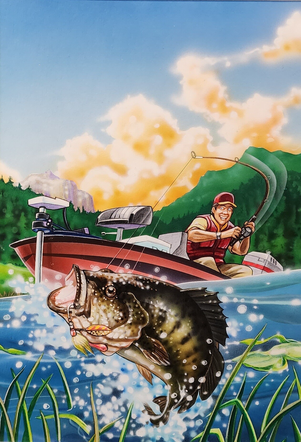 Bass Masters Classic - Sega Genesis / Super Nintendo Box Art Prelim