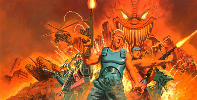 Contra III: The Alien Wars Mondo Super Nintendo Vinyl Soundtrack Interior Artwork