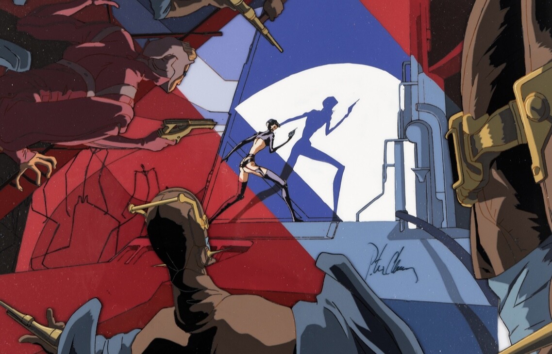 Aeon Flux Unreleased Game TV Commercial 4 Cel Setup