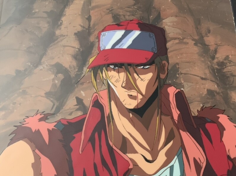 Fatal Fury 2 SNK Original Video Animation Cel of Terry Bogard with Painted Background
