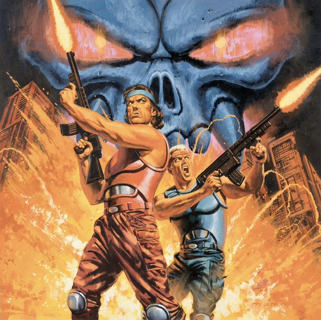 Contra III: The Alien Wars Mondo Super Nintendo Vinyl Soundtrack Cover Artwork