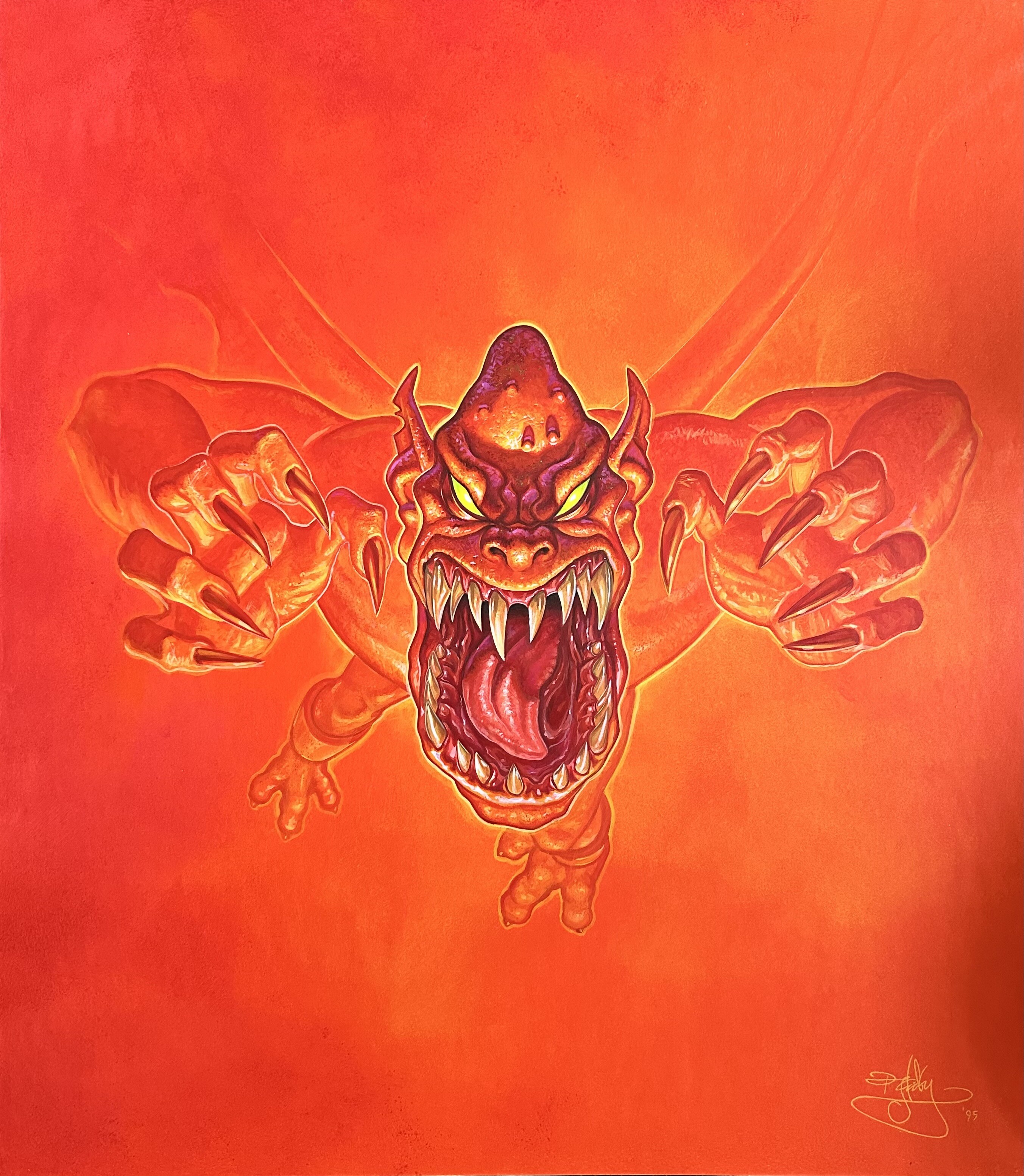 Demon’s Crest Total! Nintendo Issue 40 April 1995 Cover Art