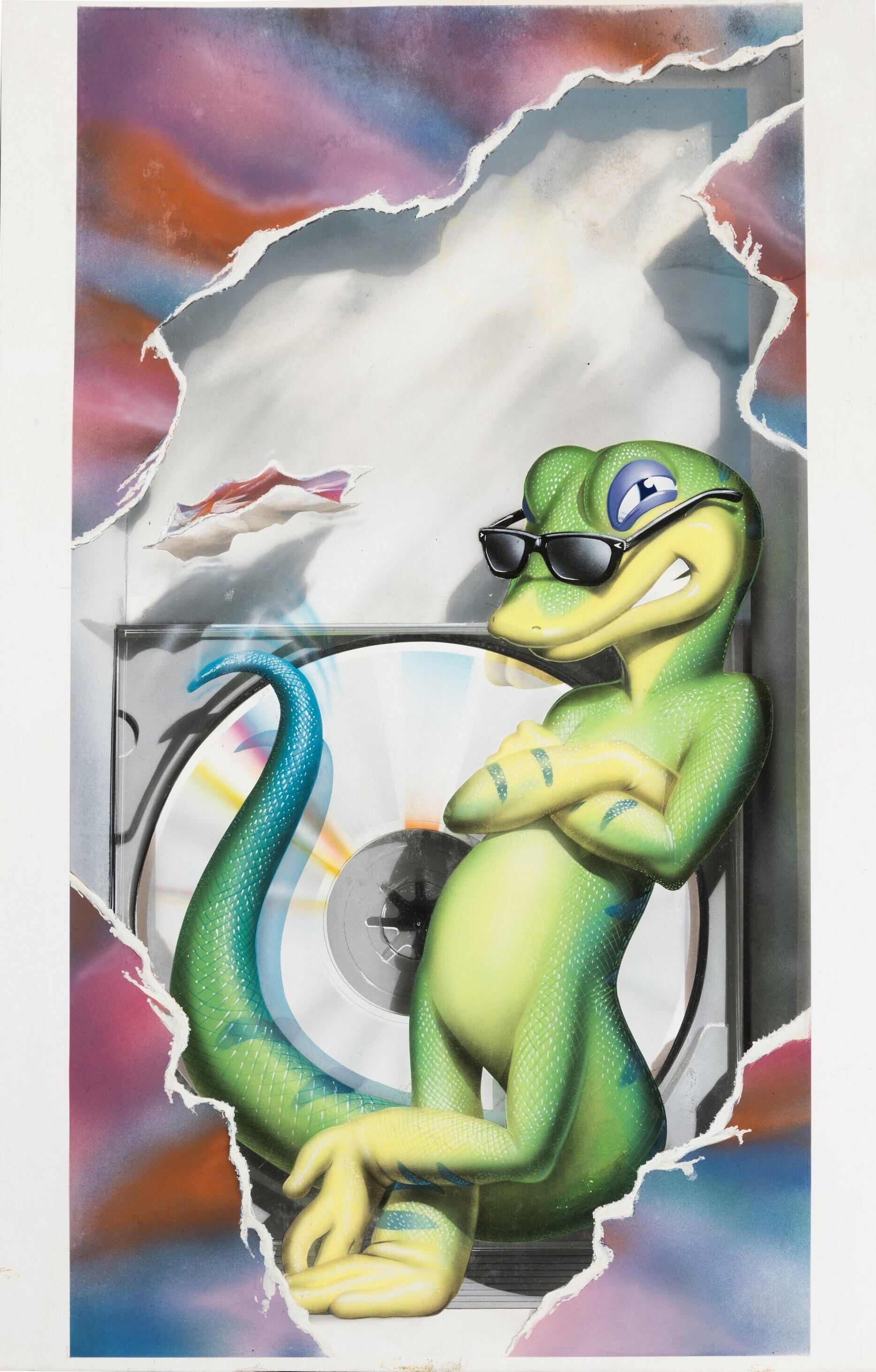Gex -  Playstation 1, 3DO, Sega Saturn Box art