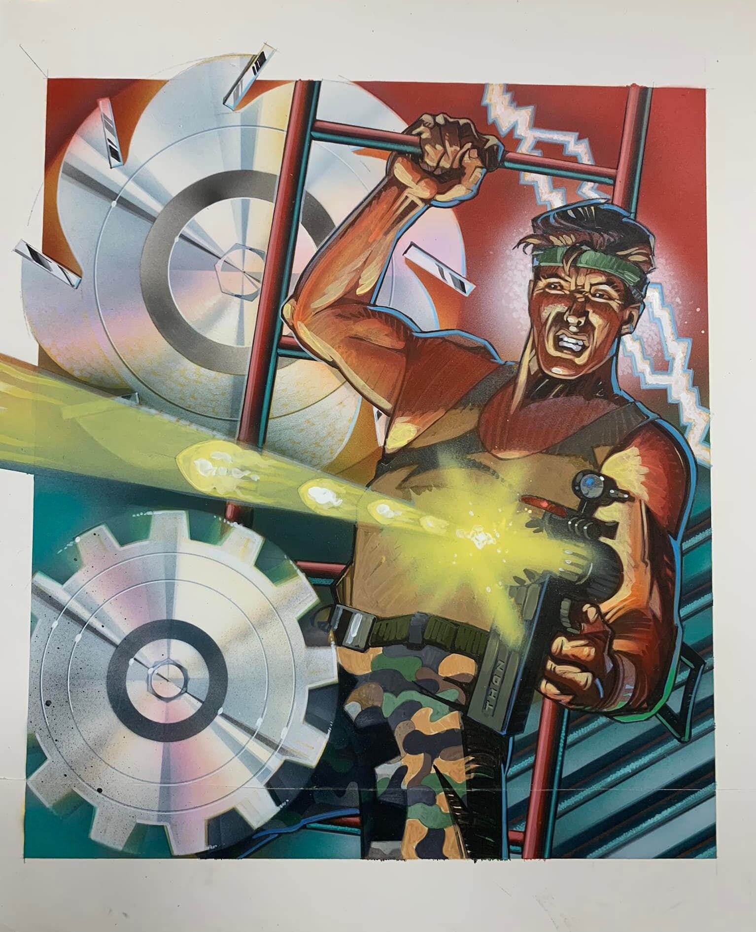 Midnight Resistance Sega Genesis Box Art
