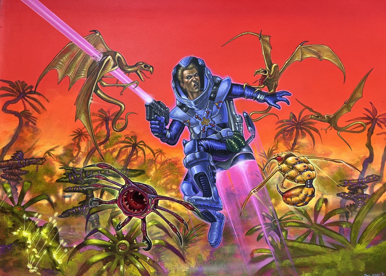 Exile Commodore Format Issue 10 July 1991 Cover and Poster Artwork