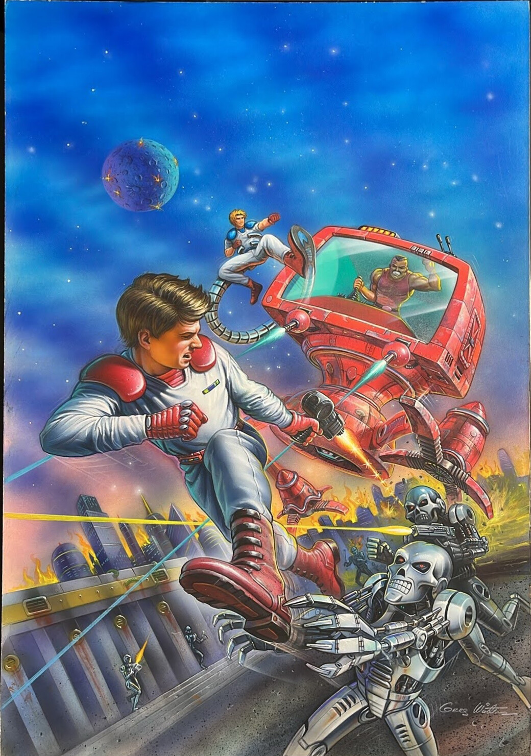 Gunstar Heroes - published promo / unreleased box art