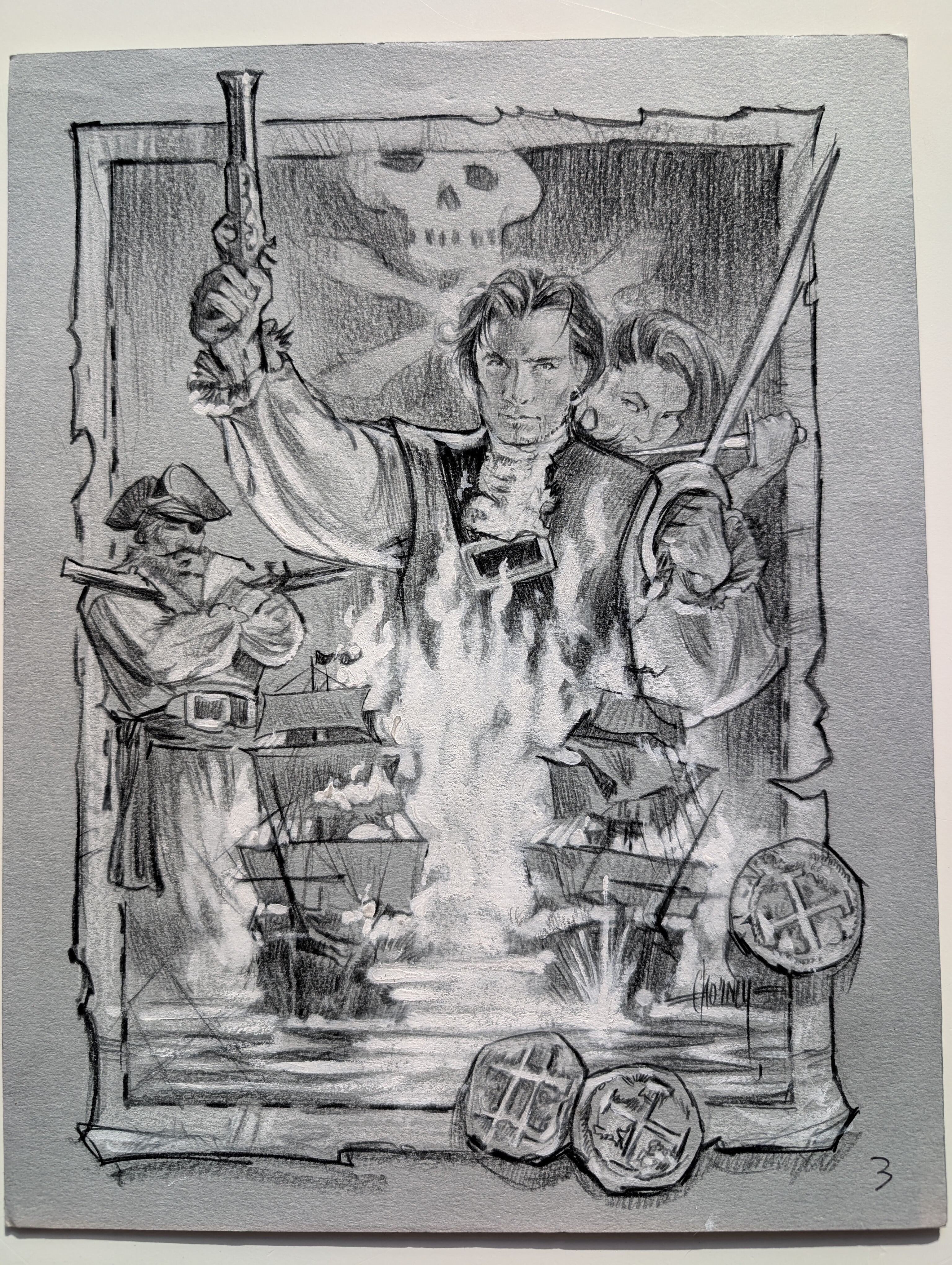 Sid Meier's Pirates!: Live the Life Xbox Packaging Concept Art