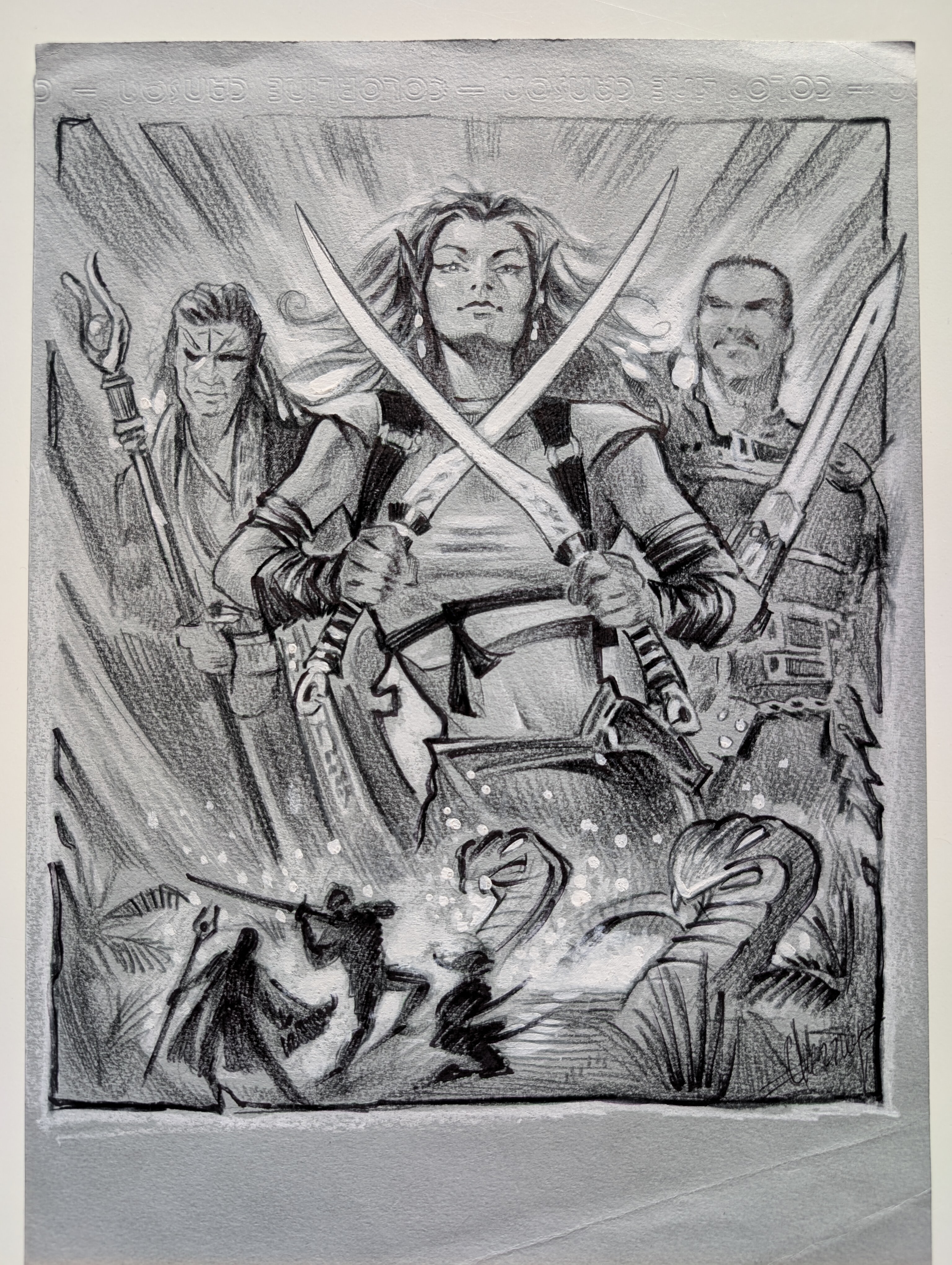 Forgotten Realms: Demon Stone Packaging Concept Art