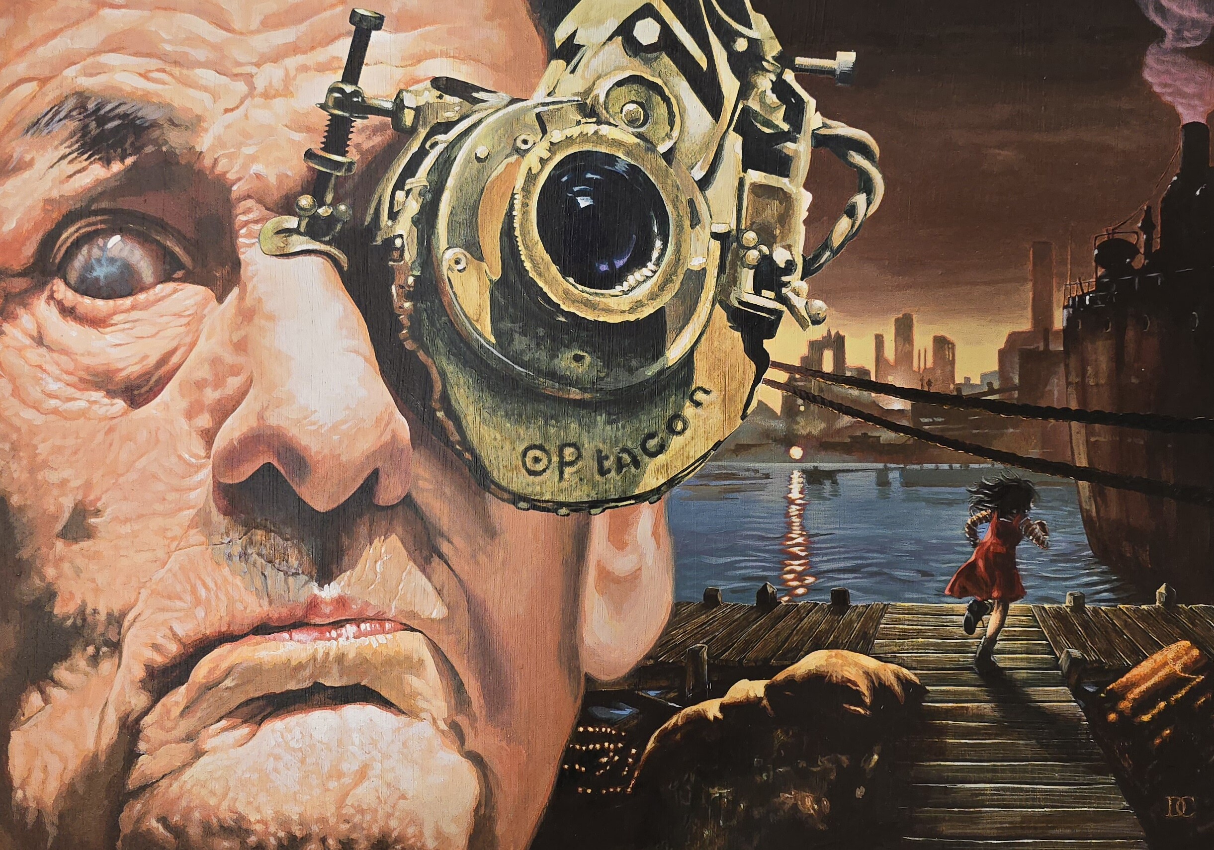 City of Lost Children Playstation Box Inlay Art
