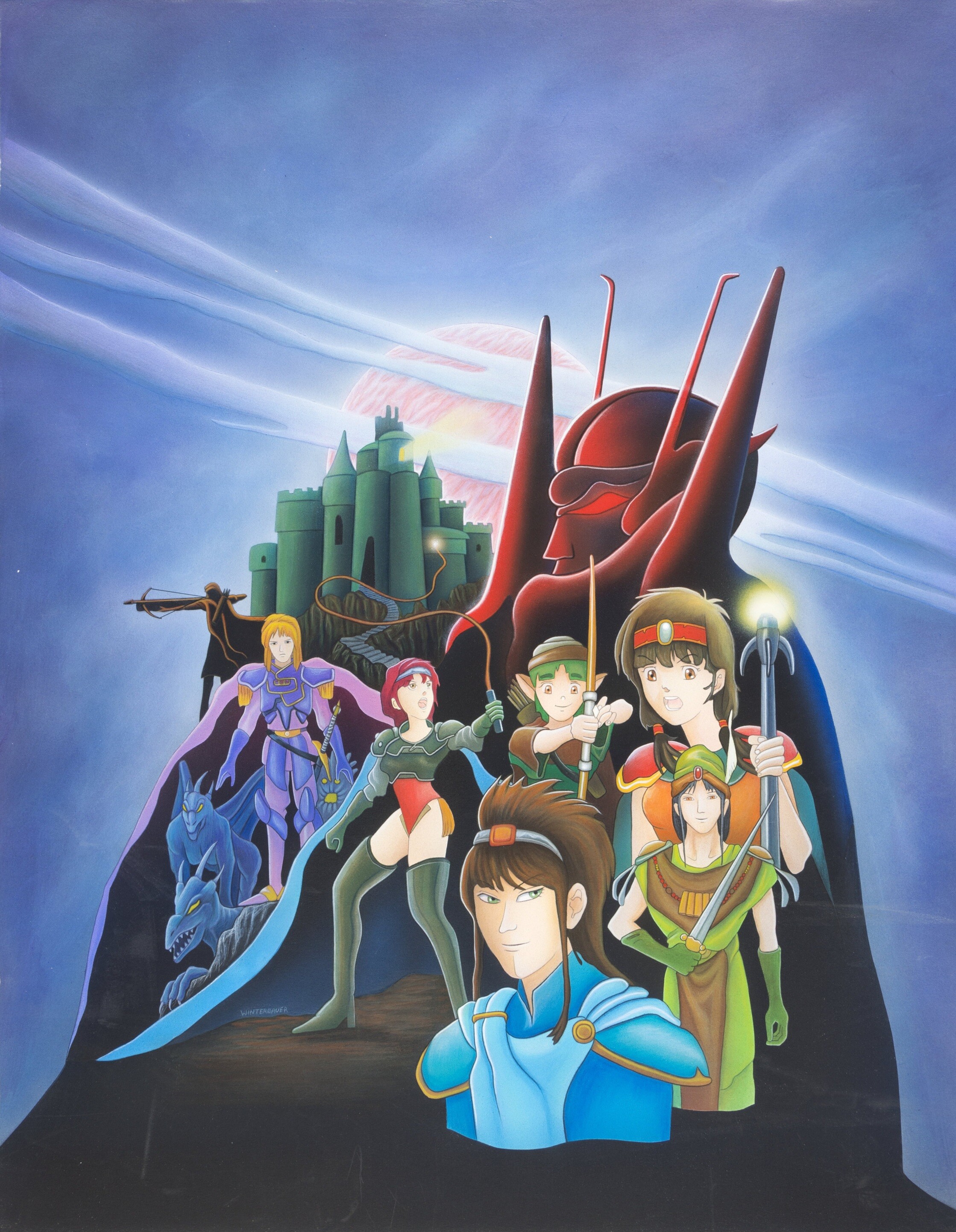 Vay Sega CD Disc Art