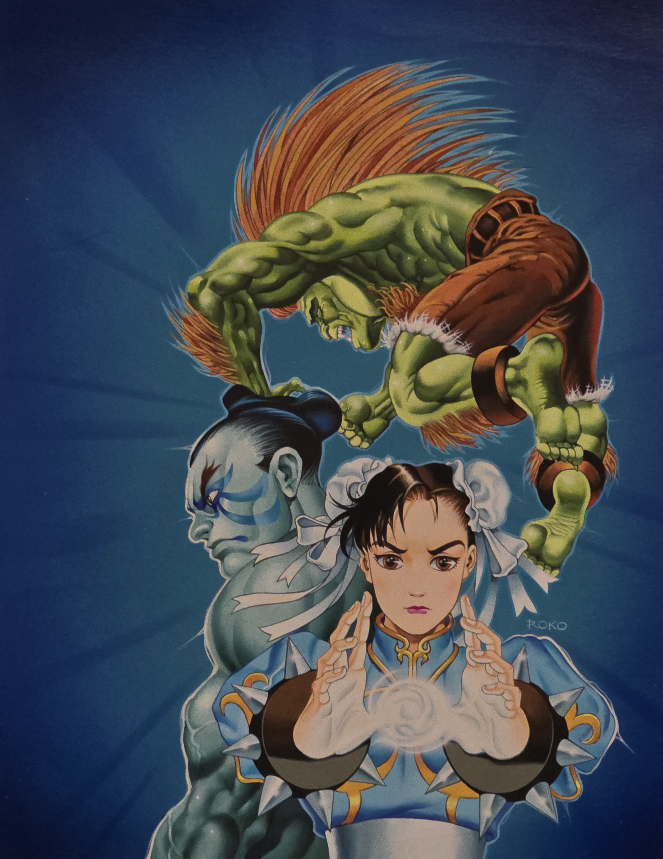 GamePower Brazil Magazine #12 Street Fighter II Turbo Magazine Cover Art