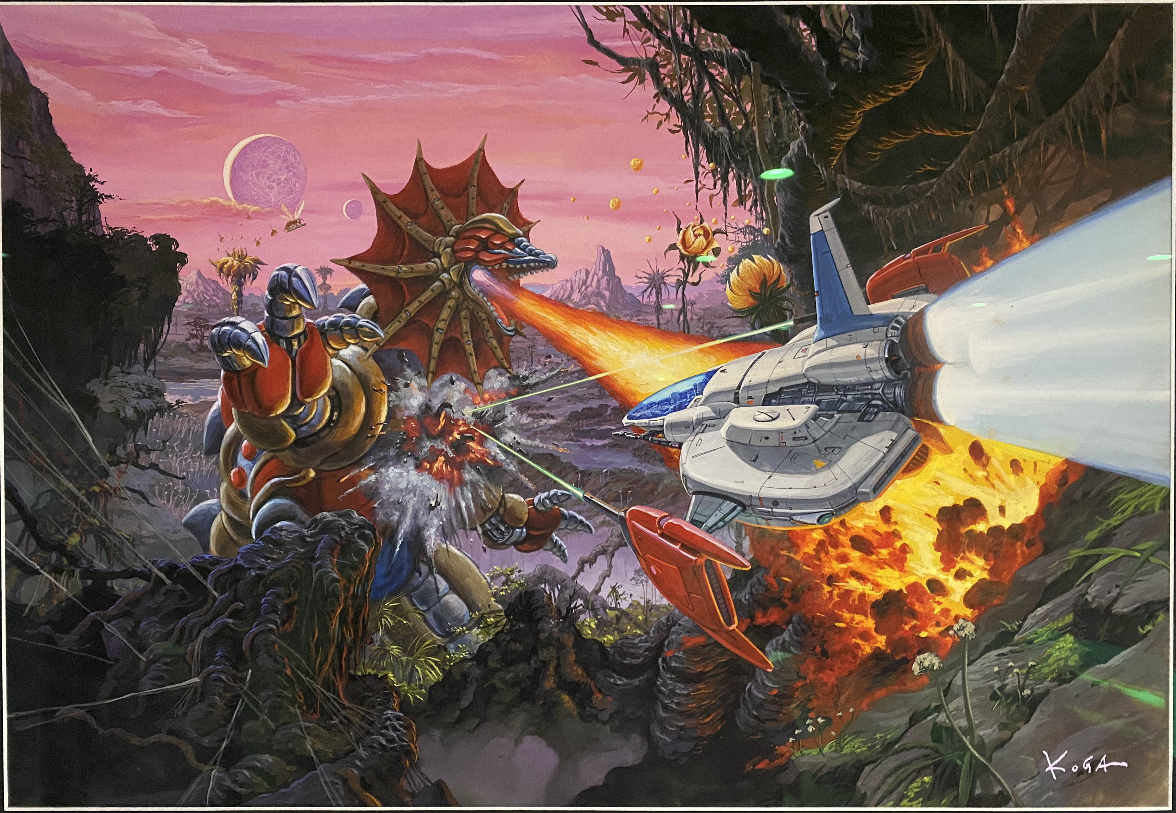 Thunder Spirits Super Nintendo Box Art