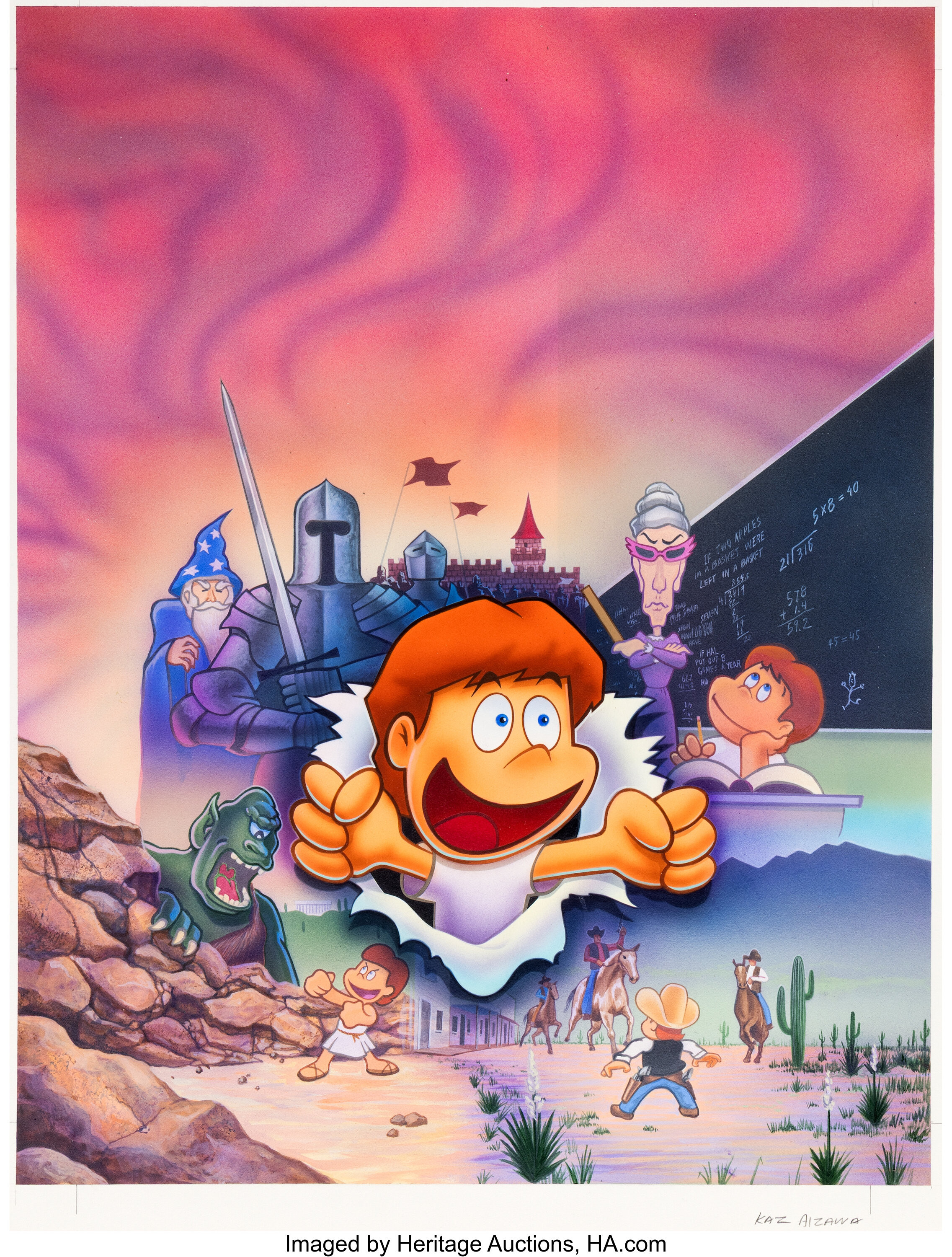 Day Dreamin' Davey - NES Box Art